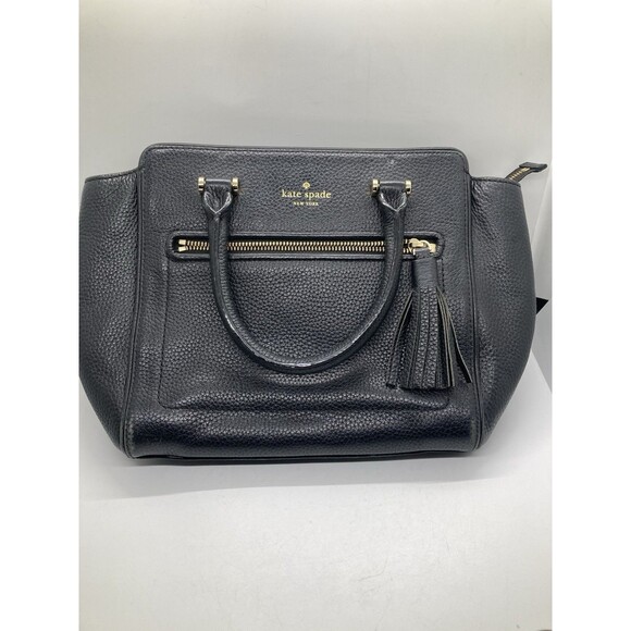 kate spade Handbags - KATE SPADE NEW YORK ALLYN CHESTER STREET BAG SATCHEL PEBBLED LEATHER BLACK